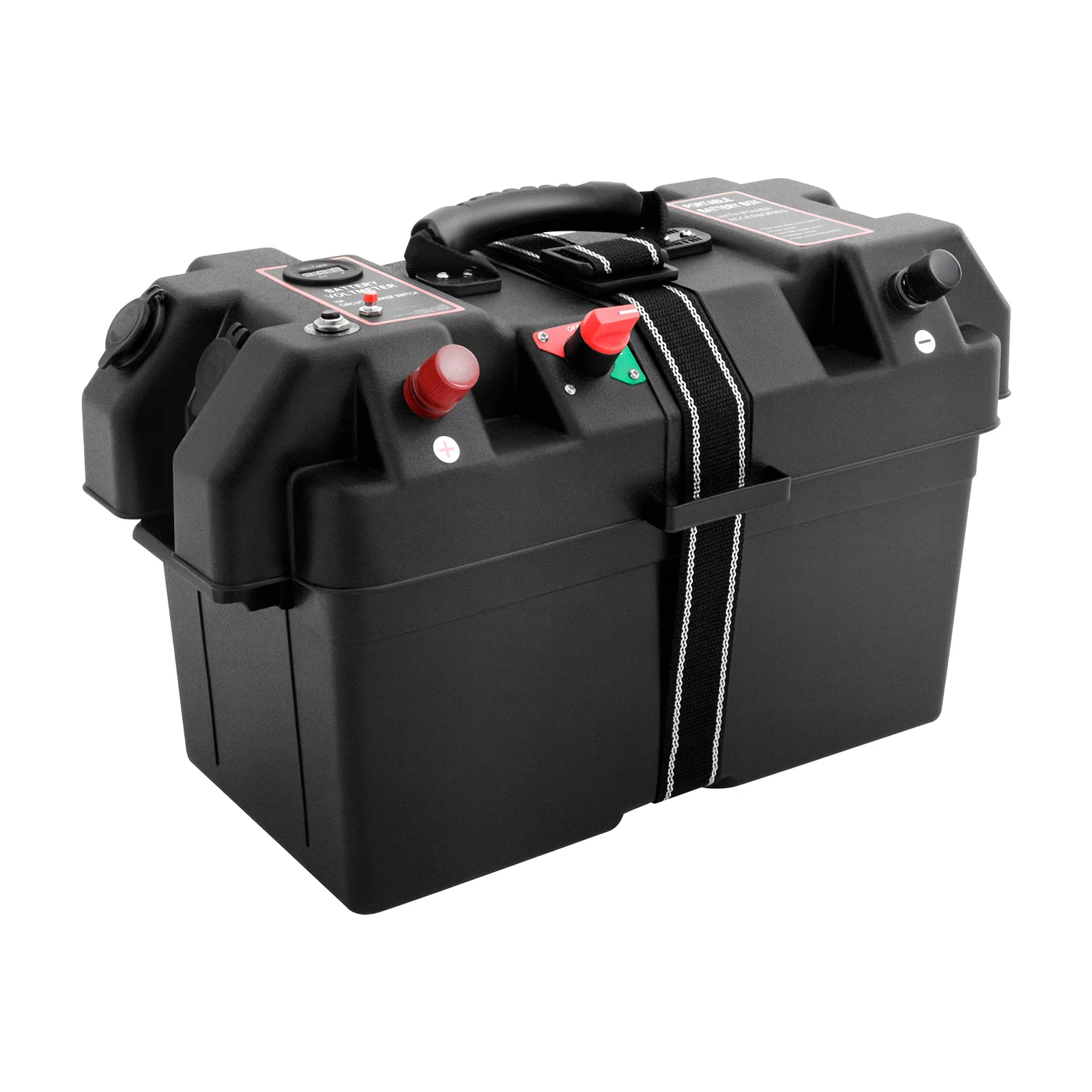 Motor Smart Batteriebox Dual USB, Multifunktionale Batteriebox mit Schnellanschluss & LED-Spannungsanzeige – Detail 8