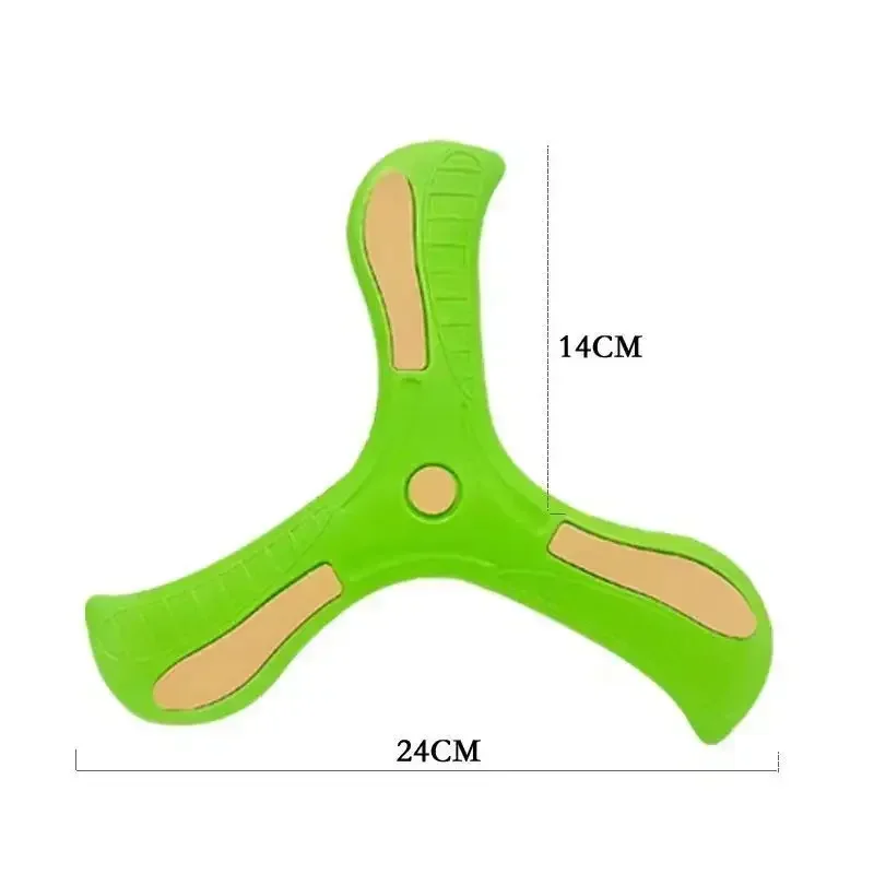 Children Boomerang Soft Three-leaf Cross Adult-kids Interactive Outdoor Toy Early Education Puzzle Decompression Gift