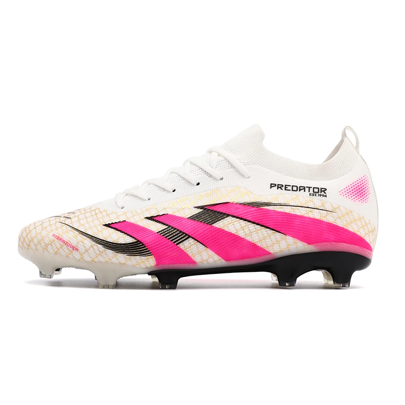 

2025 Football Shoes Society Football Boots Men's Futsal Shoes Anti-slip Sneakers Outdoor Grass Training Cleats Teenager High Qua