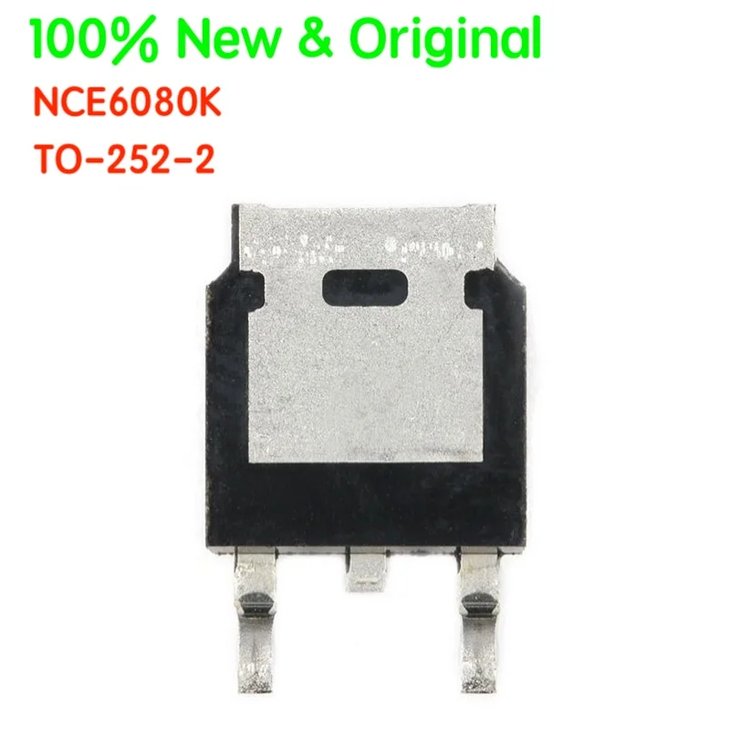 10PCS/LOT NCE6080K TO-252-2 60V/80A N-channel MOS Field Effect Tube MOSFET 100% New & Original