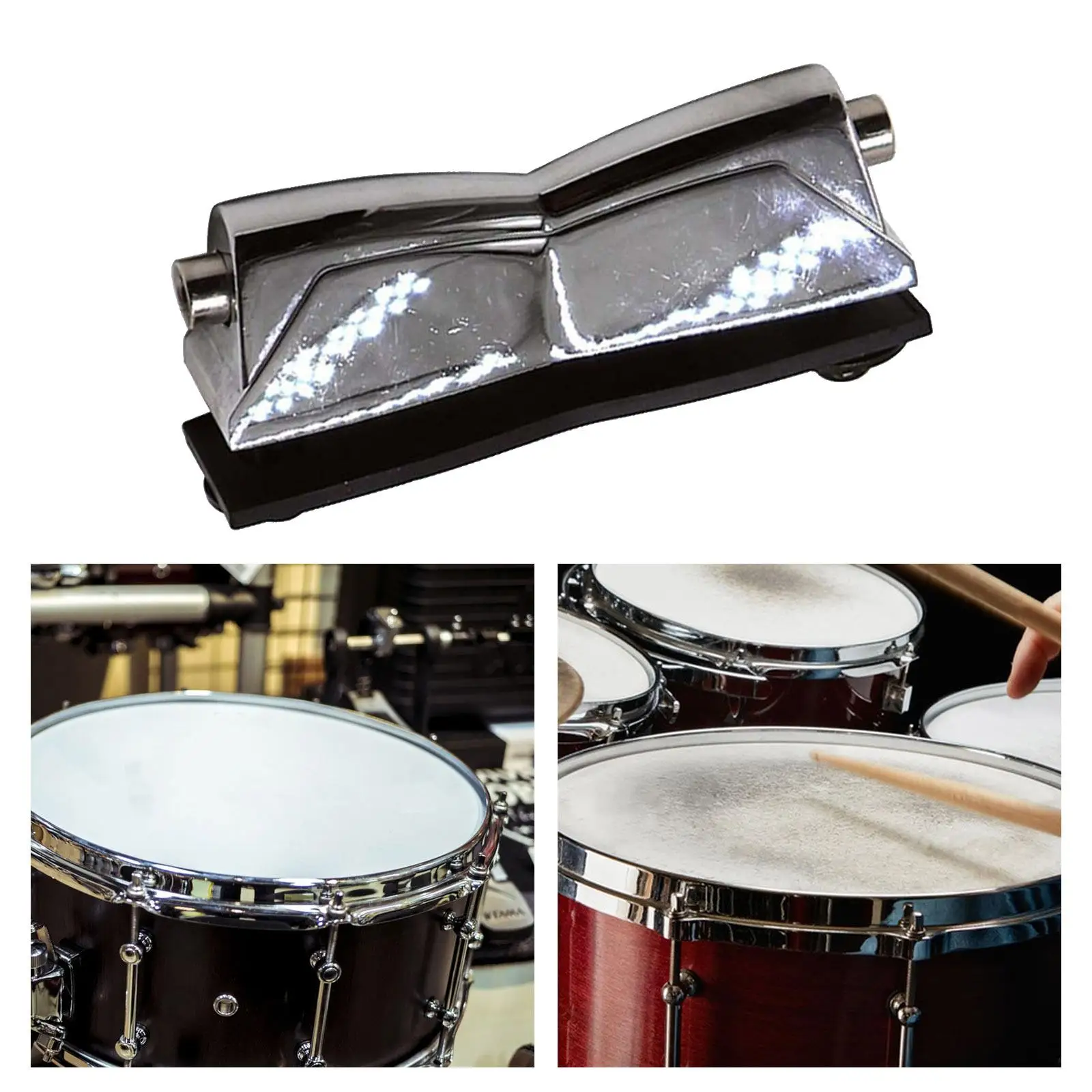 Snare Drum Lugs bagian alat musik dua sisi Snare Drum Lugs mudah dipasang Double End Drum Lugs untuk Snare Drum aksesori