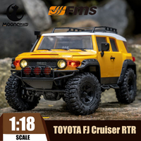 FMS 1:18 TOYOTA FJ Cruiser RC Car RTR Remote Controlled Dirt Bike Off Road Vehicles Convertible Military Combat Vehicle Kid Toy