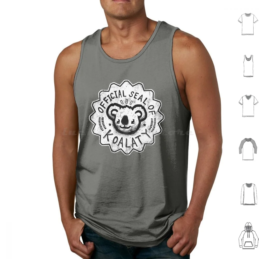 Koalaty Tank Tops Vest Sleeveless Koala Koalas Koalaty Animals Cute Animals Koala Bears Ronan Lynam Seal Of Koalaty Koala Ty