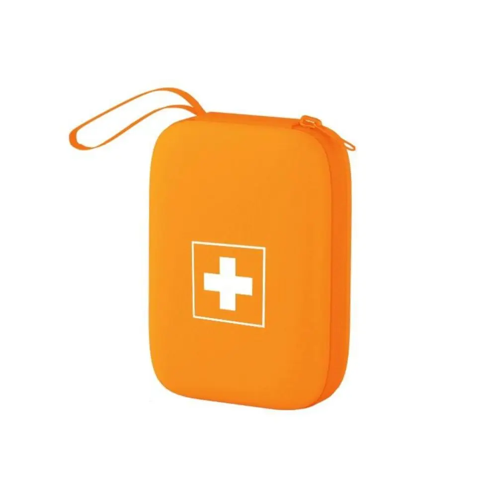 Portable Large Capacity Travel Storage Bag PU Lightweight Small Medicine Bag Waterproof Divided Interior Pill Organizer Bag
