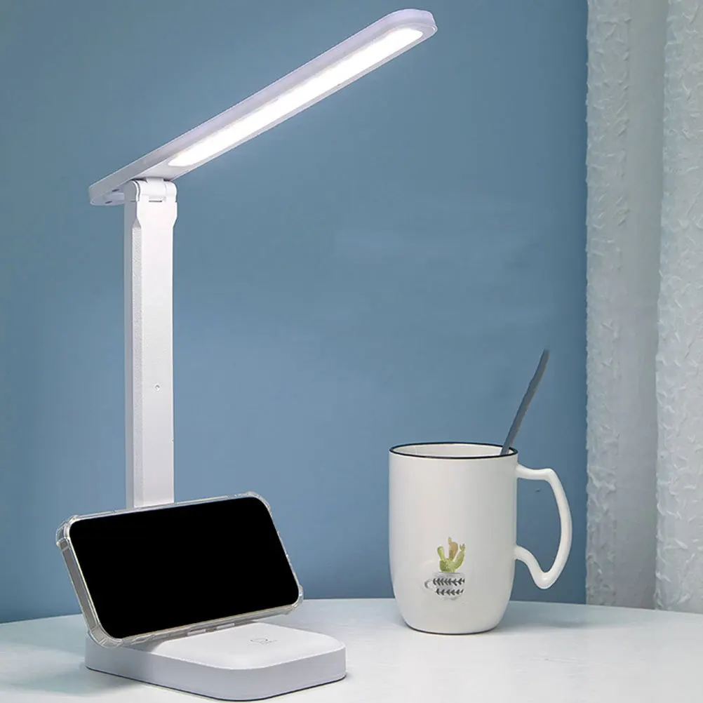 

Foldable Bedside Eye Protection Table Lamp USB Rechargeable Dimmable Reading LED Desk Lamp Touch Control Eye Protection Light