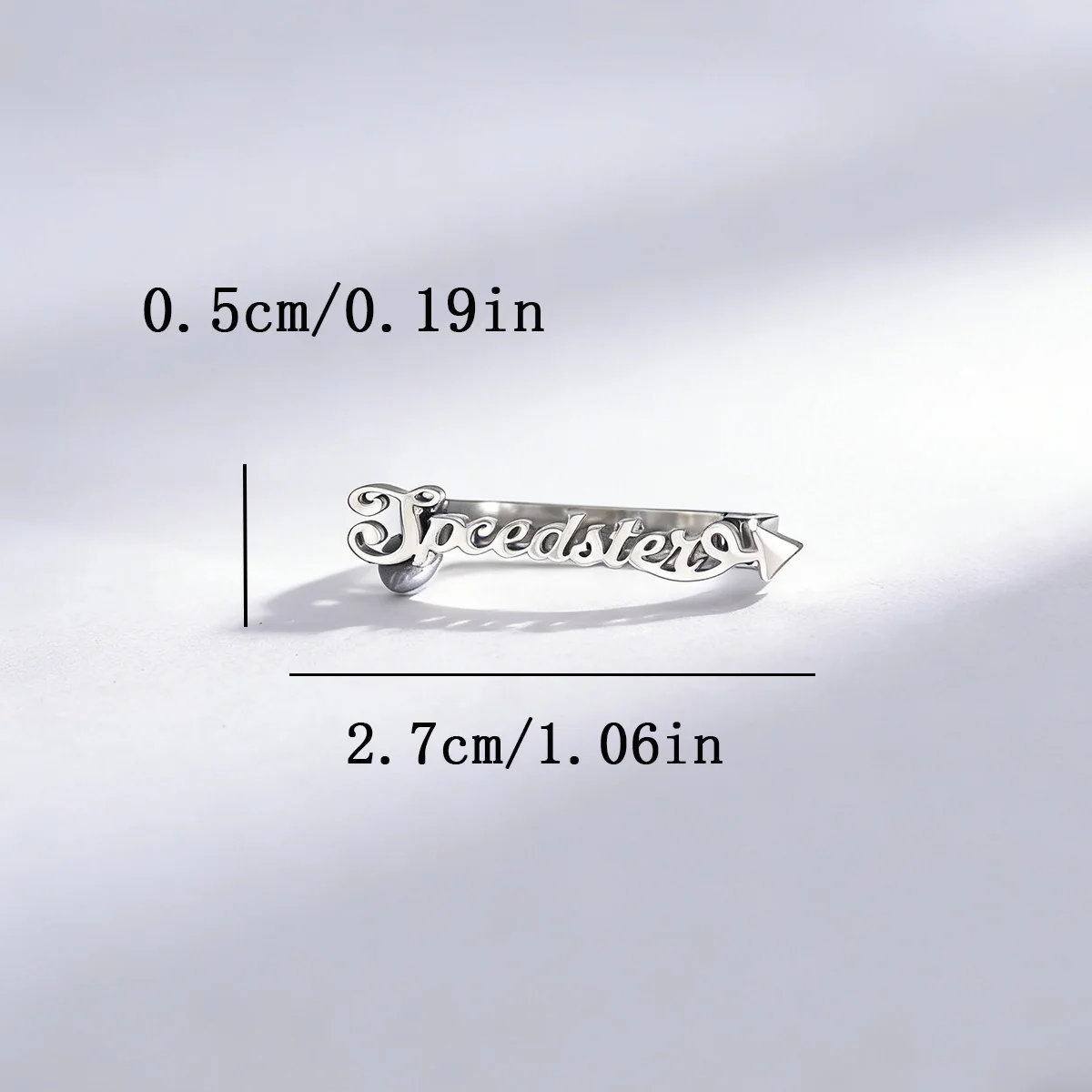 Custom Cursive Name Watch Band Charm 20mm 22mm Arrow Design Stainless Steel Decorative Smart Watch Accessory