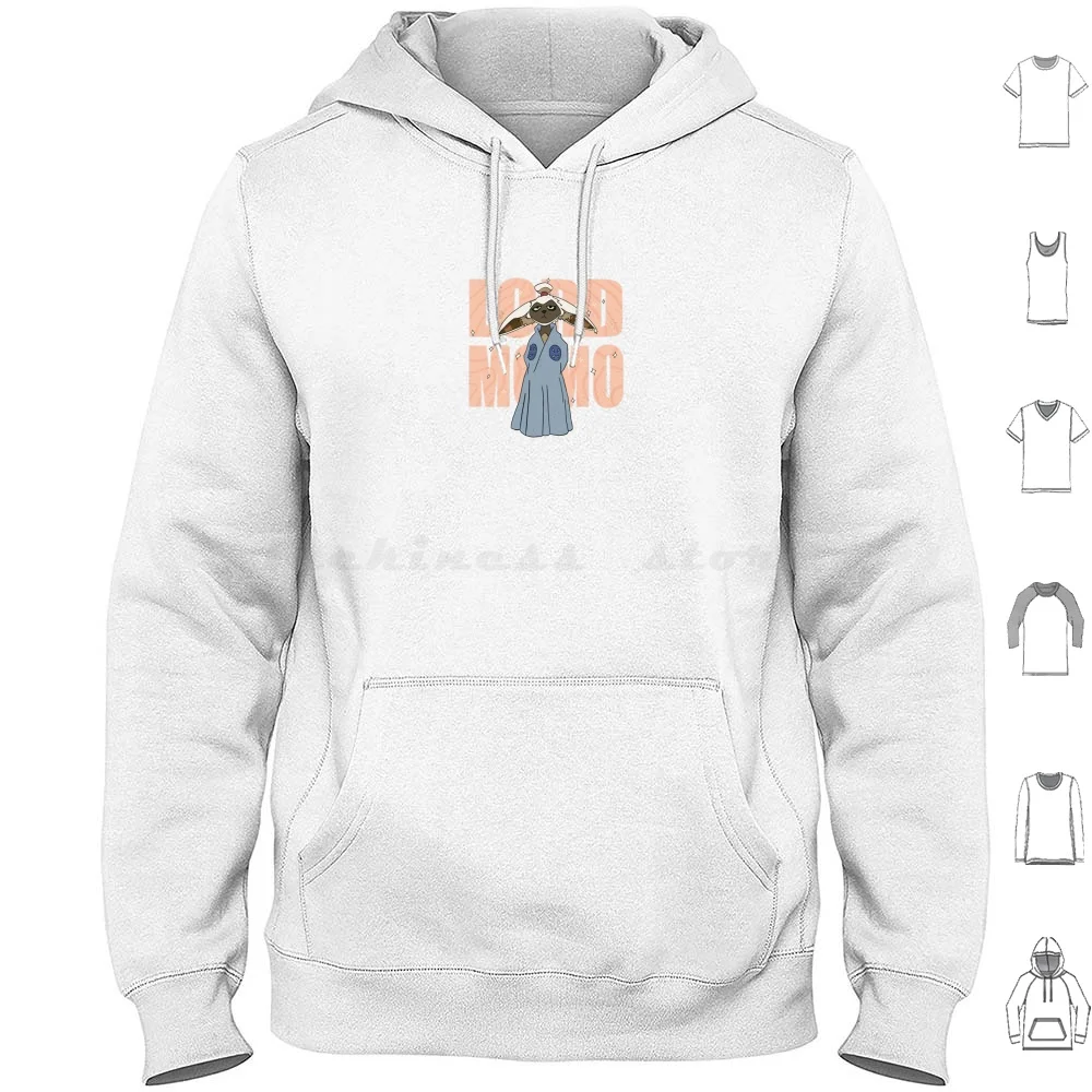 Lord Momo Hoodies Long Sleeve Momo Momo Appa Aang Atla The Last Airbender Korra Aesthetic Cute Animal Zuko Iroh Lemur