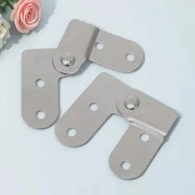 

2pcs Folding Step Parts Heavy Duty Attic Replacement Kit Lightweight Durable Iron Household Accessories Folding Ladder Joint