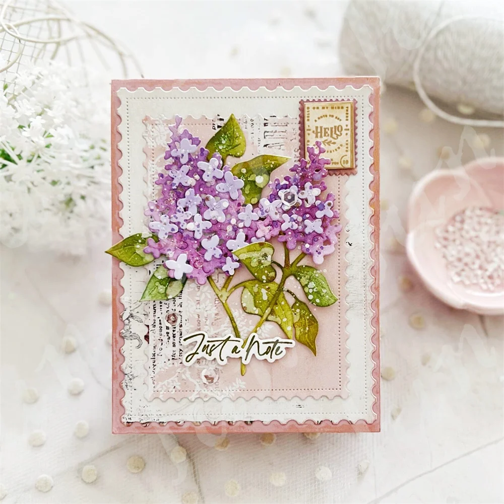 Botanicuts Lilacs Die Easter Metal Cutting Dies New Arrivals 2024 Scrapbooking Embossed Paper Card Album DIY Craft Decoration