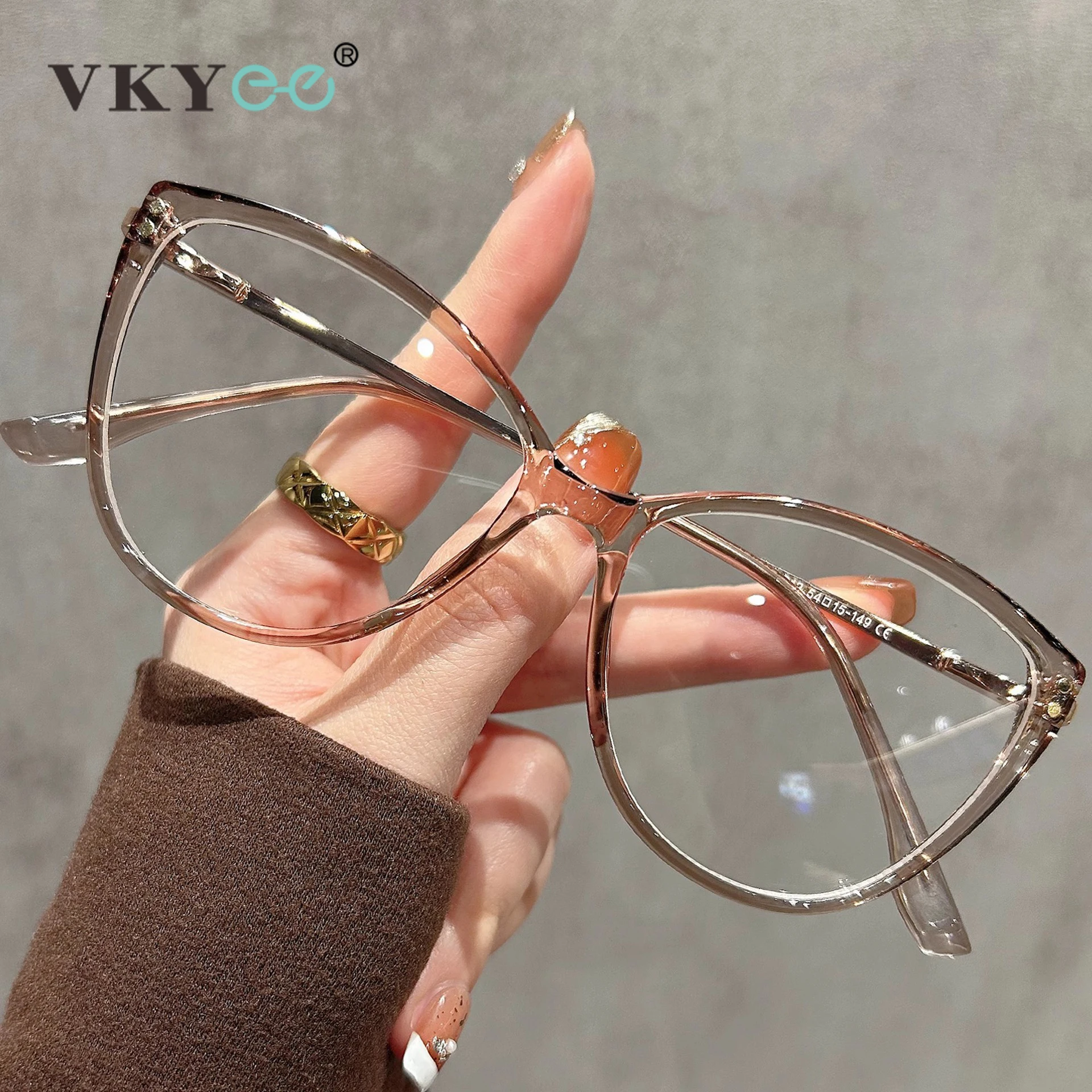 VICKY, Nuevas Gafas de Lectura con Filtro de Luz Azul para Mujer, Diseño Minimalista de Ojo de Gato, a la Moda, Disponibles con Prescripción Personalizada