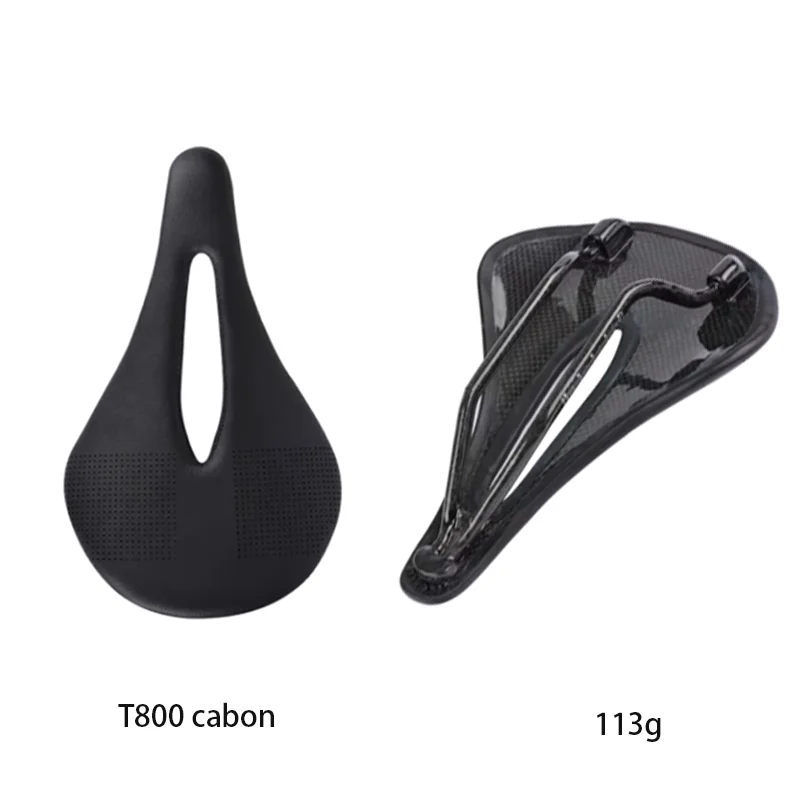 

S-works Same Style ultra light T800 carbon fiber+PU leather MTB road bicycle seat cushion7*9mm/113g