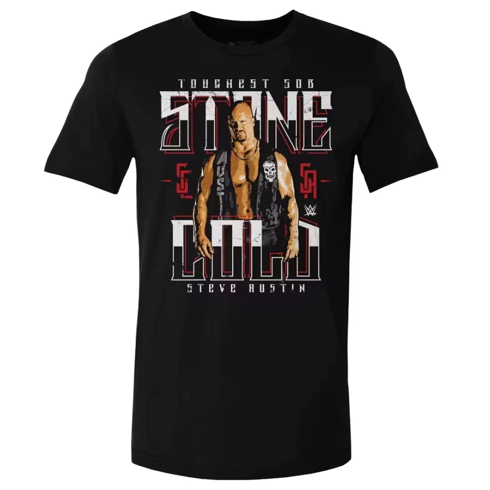 

Fashion Summer New T-shirt Men's and Women's Summer Cotton Wrestling T-shirt Short Sleeve Crew Neck Fighting Top Large Size