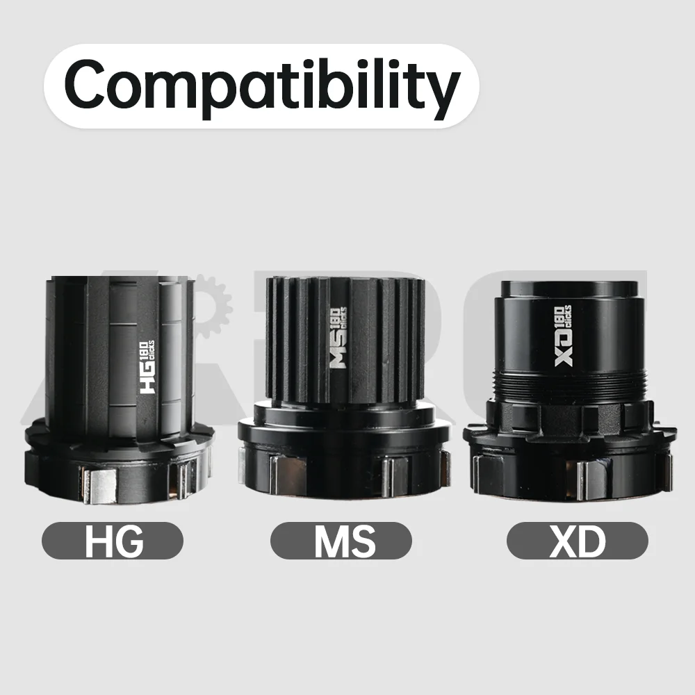 قوس MT088 محور MTB 6 Pawls 180 نقرات مختومة تحمل محور الجبهة 9x100 15x100 الخلفي 10x135 12x142 دراجة مكعب 8 9 10 11 12 سرعة #6