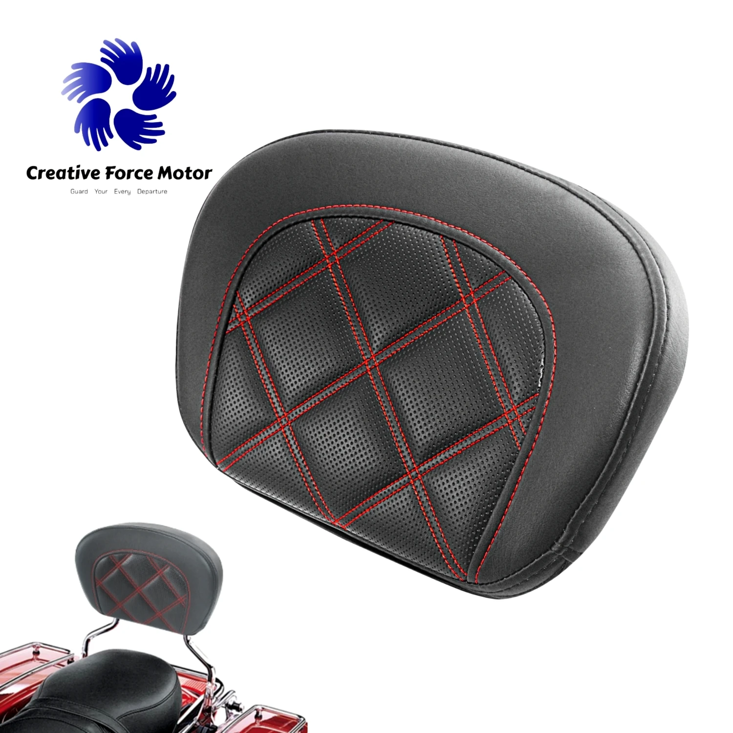 

Коврик для спинки мотоциклов и пассажиров для Harley Road King Electra Street Glide FLHX 06-24 Touring Davidson FLRT Fat Boy