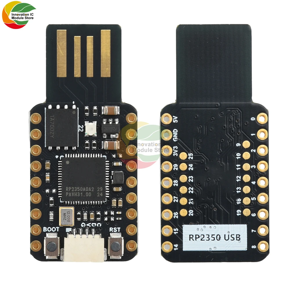 4M/16M USB RP2350 Mini Microcontroller Development Board Dual Core Dual Architecture Processor RP2350A for Raspberry Pi