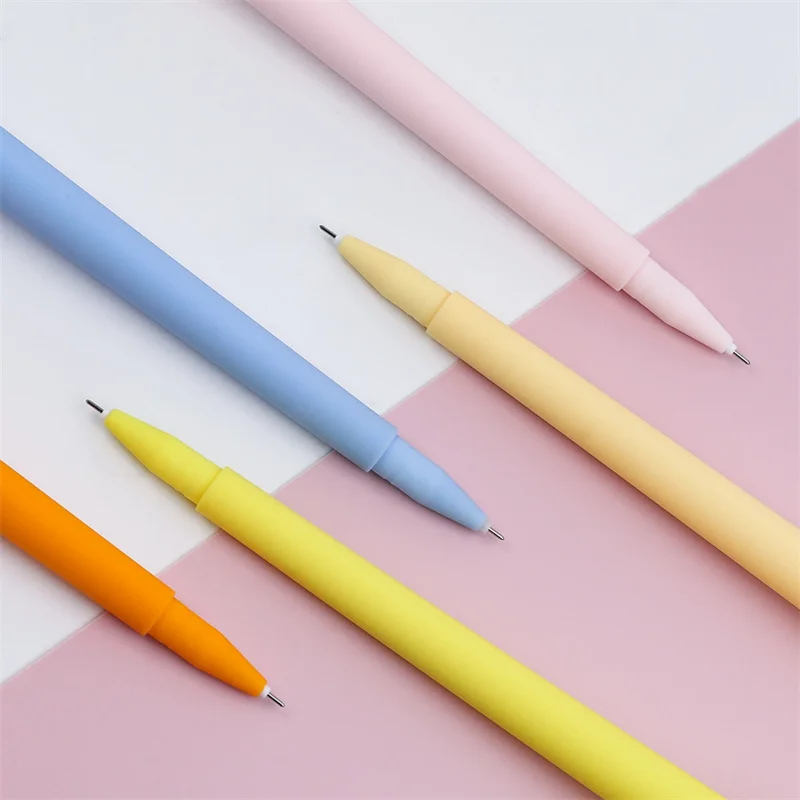 35 pcs/lot Kawaii Ice Cream Gel Pen Cute 0.5mm Black Ink Signature Pens Stationery Gift School Writing Supplies