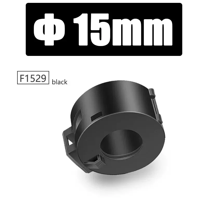 10 Stück 3,5/5/7/9/13/15mm Ringkern-Ferritperlen-Klemmspule EMI RFI Störfilter Clip Snap-Kabel für schwarze magnetische Snap-on-Verbindungen
