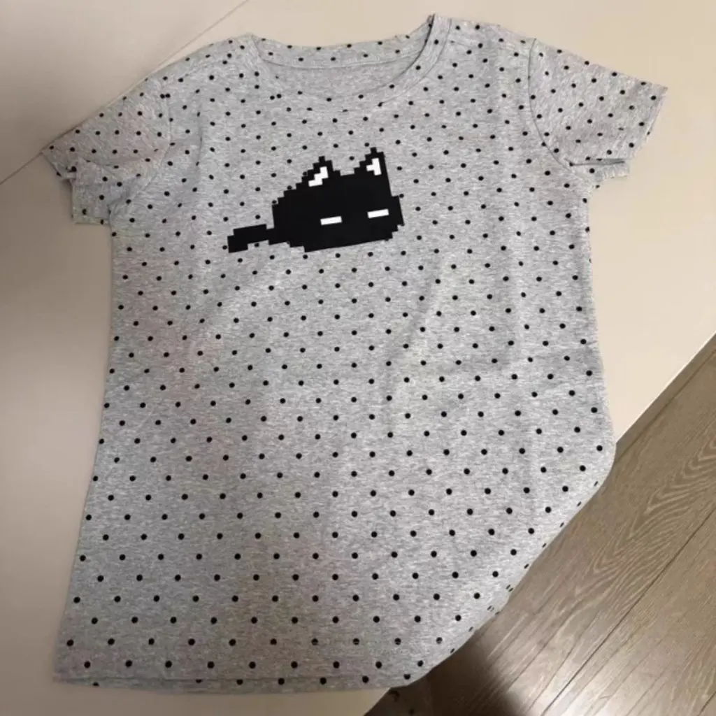 

Yeyuan женская футболка в горошек с короткими рукавами и милым стилем, облегающий универсальный топ для студентов и нишей Spice Girl