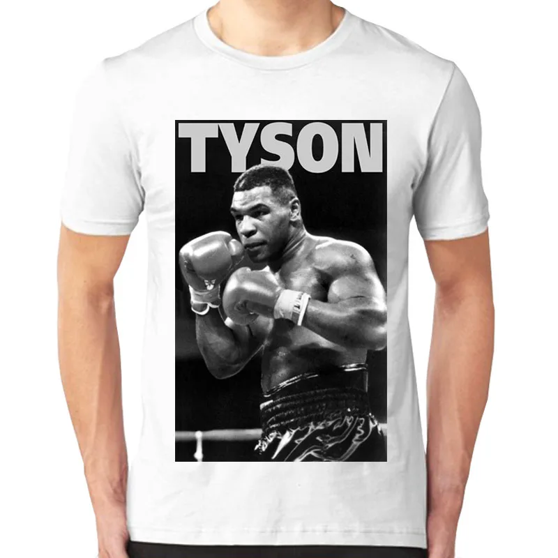 Boxing Champion Custom Boxing Short Sleeve Men\'s and Women\'s T-shirt Short Sleeve, Tyson Printed T-shirt Size S-3xl