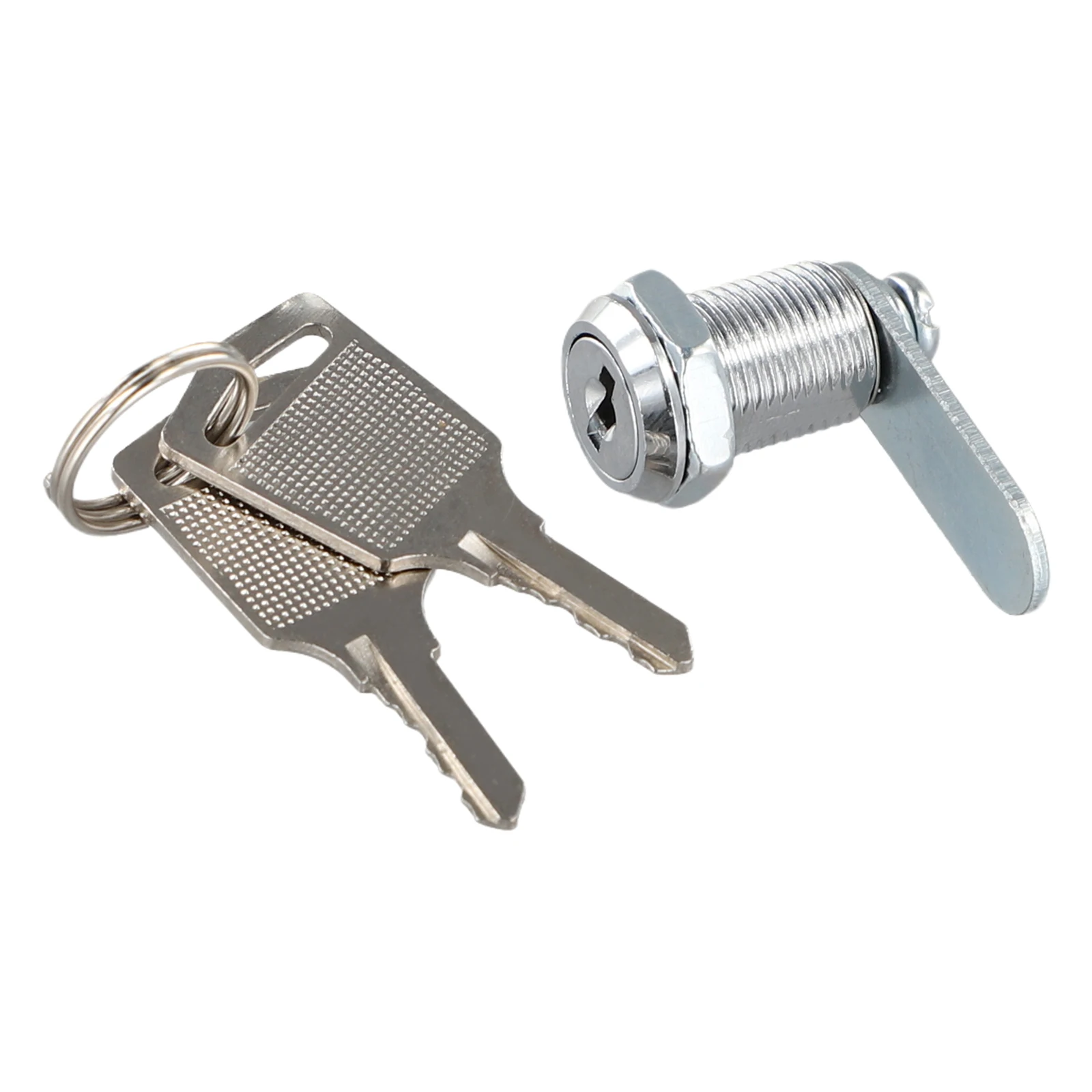 With 2 Key Drawer Lock Silver 1PC Aluminum Alloy Cabinet Mailbox Lock Cupboard Locker Locks Hardware Security Locks
