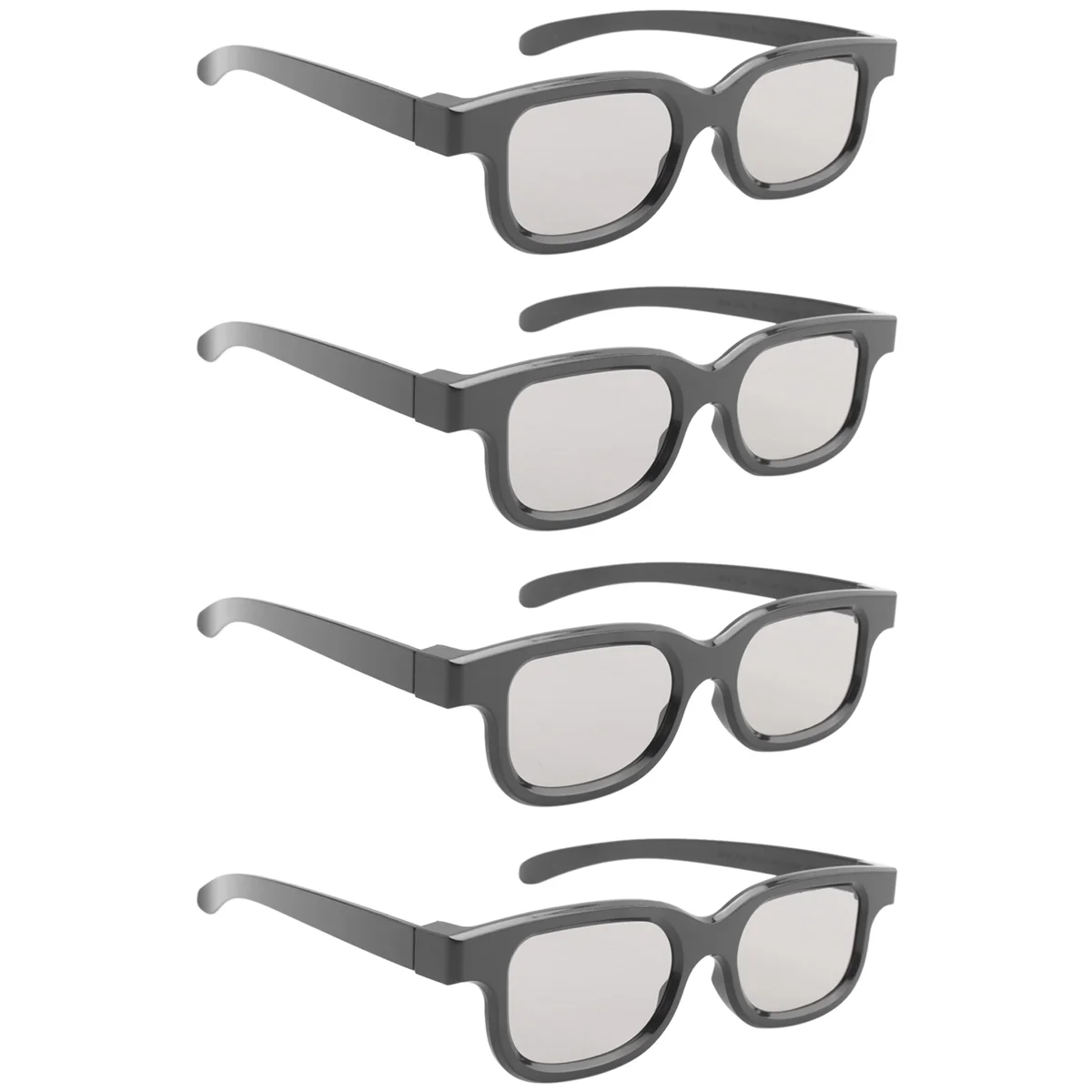 4Pcs Polarized Passive 3D Glasses for Cinema IMIX Screen_BSH