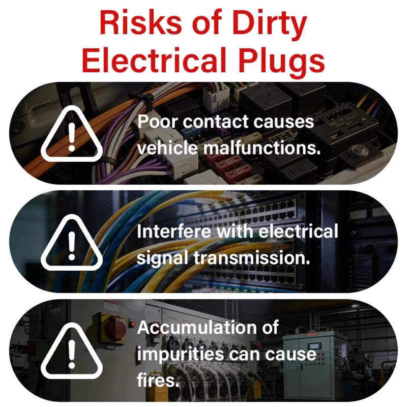  Effective 100ml Power Connection Cleaner Electrical Contact Cleaner Ensures Stable Electrical Transfer