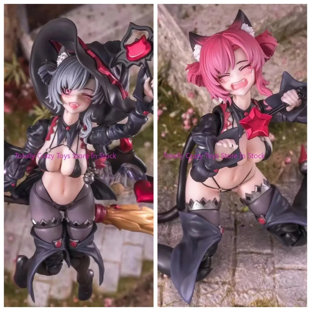 

Spot Dimensional Object Trainee Witch Xingchuan Cat 1/12 Movable Finished Handicraft Red Hair/Black Hair