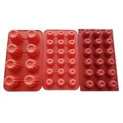 1Pc French Dessert Making Tool Household Baking Mold Silicone Cake Mold Cannelés Angel's Bell 3 Sizes