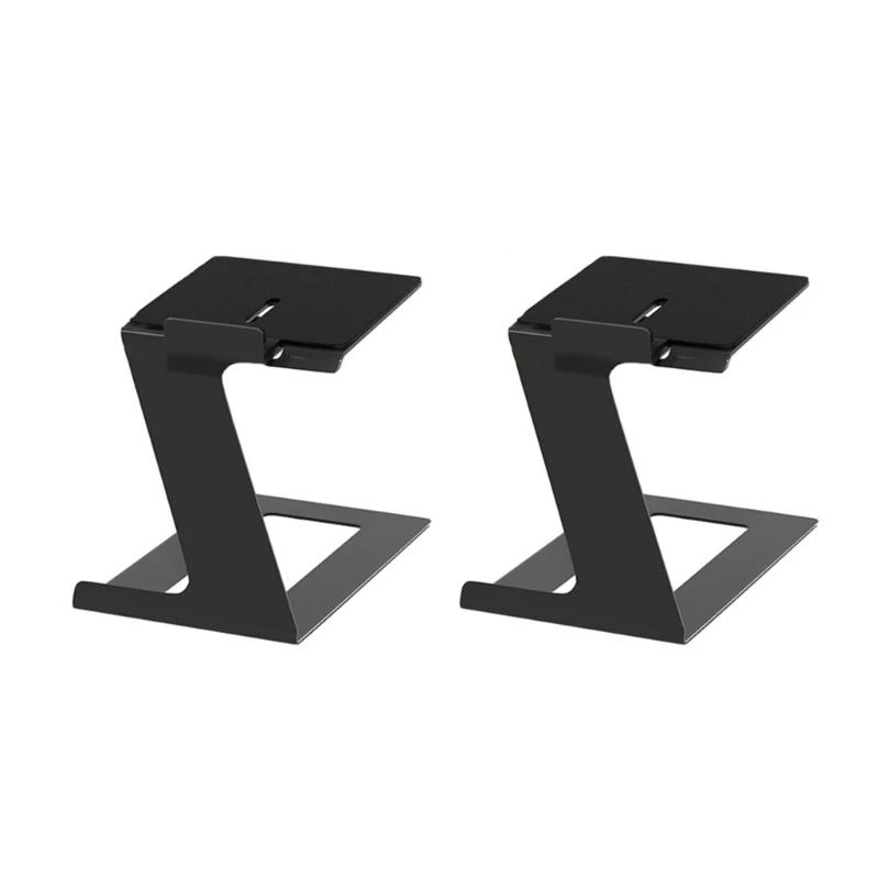 

2Pcs Desktop Speaker Stand Speaker Risers Holder with Vibration Absorption Pads