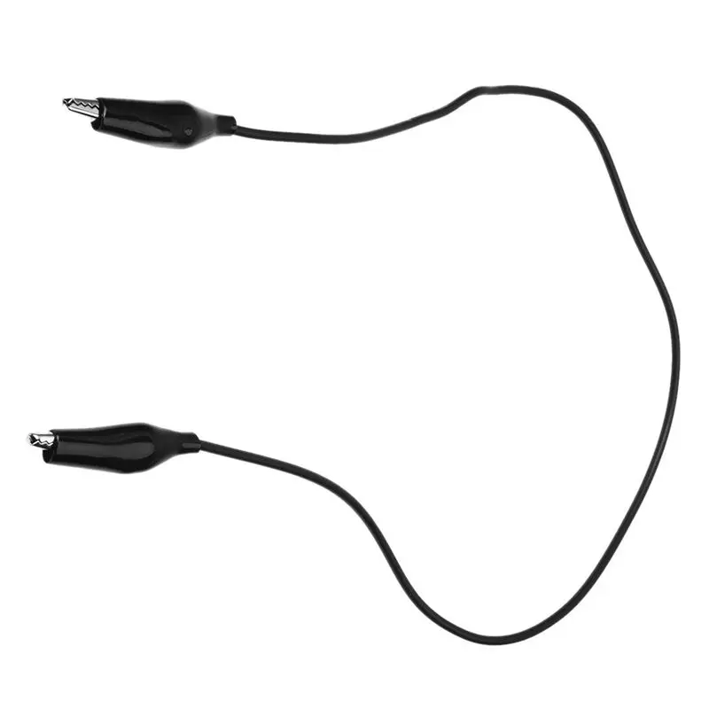 10Pcs 5-Colors Double Ended Alligator Clips Test Lead Jumper Wire 50cm
