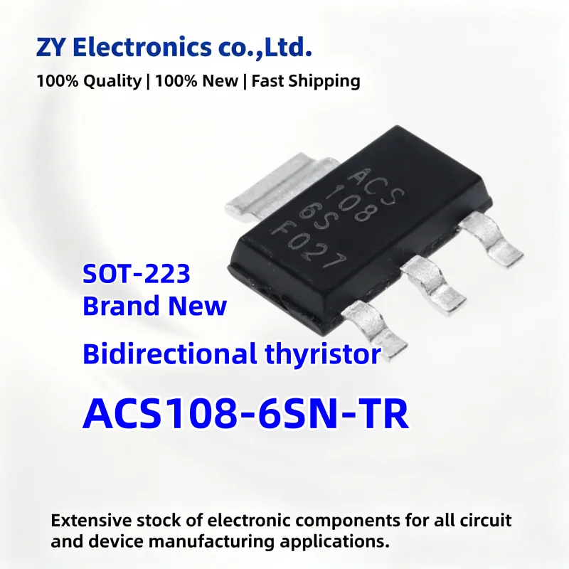 10-30Pcs New ACS108-6SN-TR ACS108-6SN ACS108 108-6S SOT-223 Bidirectional thyristor