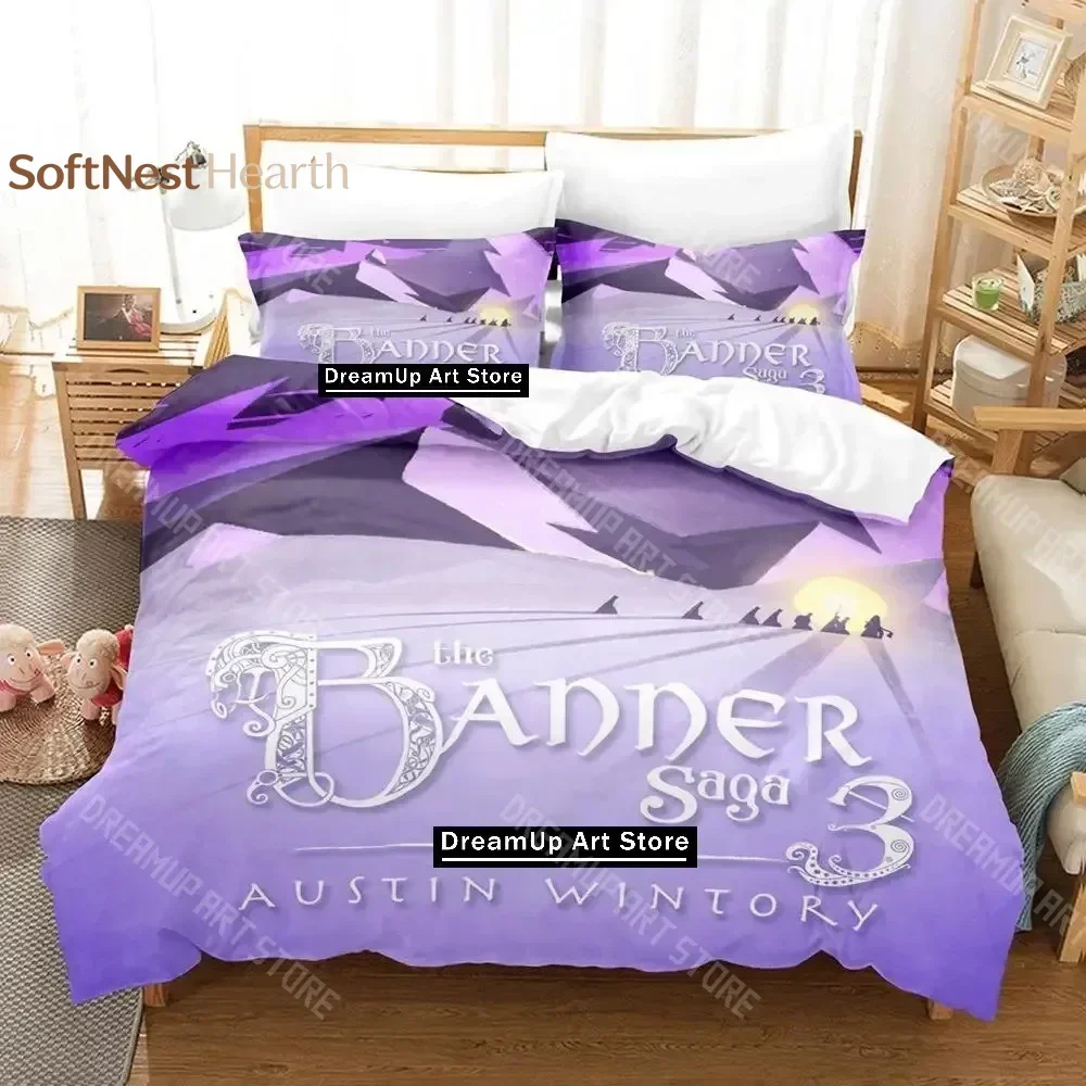 2026 3D Print The Banner Saga Bedding Set Single Twin Full Queen King Size Bed Set Adult Kid Bedroom Duvetcover Sets Anime