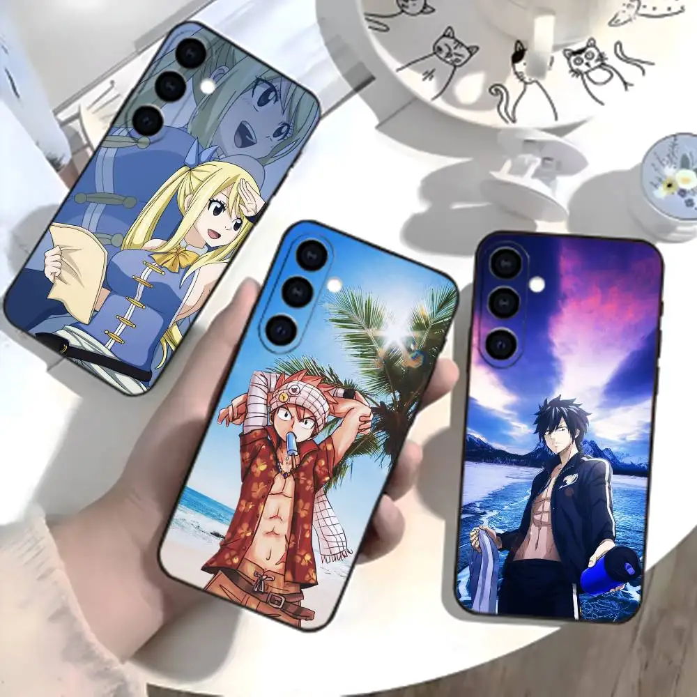 ANIME R-FAIRY TAIL Phone Case For Samsung Galaxy A73,21,22,32,71,53,52,51,80,5G Soft Black Cover