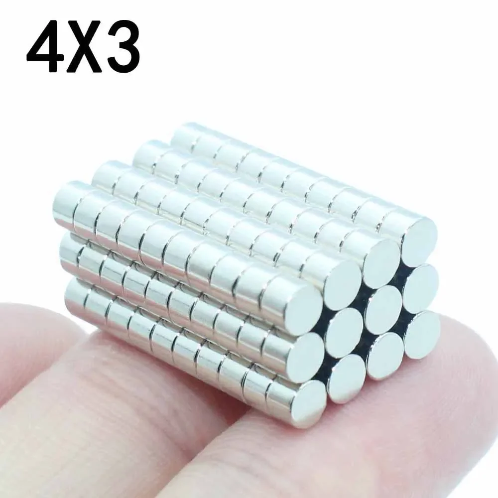 

20/50/80/100/120 Pcs 4x3 Neodymium Magnet 4mm x 3mm N35 NdFeB Round Super Powerful Strong Permanent Magnetic imanes Disc