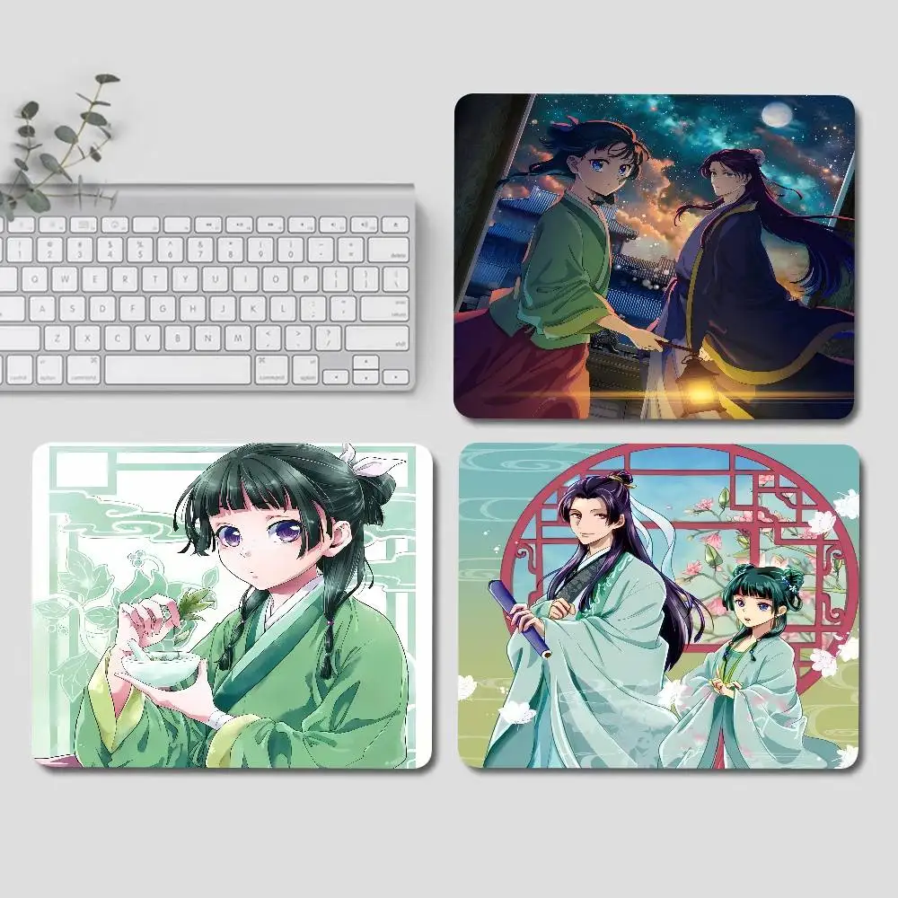 Cute The A-Apothecary Diaries Cartoon Mouse Pad Small Office Table Mats Computer Accessories Washable Non-slip Rubber With