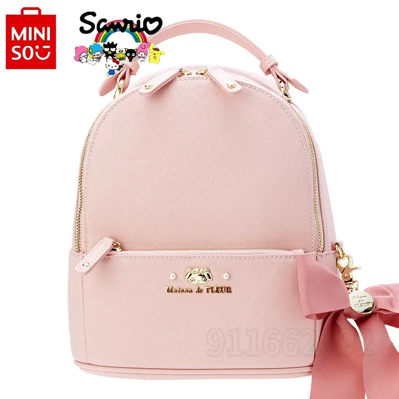 

Miniso Kuromi New Mini Backpack Luxury Brand Original Ladies Mini Backpack Cartoon Girls Backpack Large Capacity High Quality