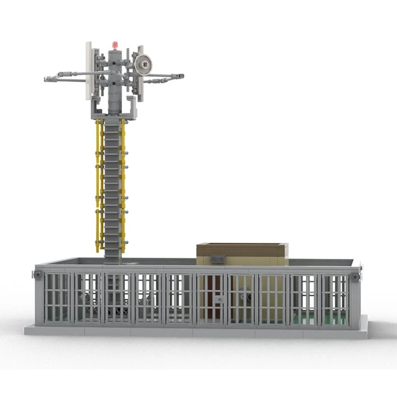 Street View Moc Building Protected Telecommunications Sites Model Brick Technology Blocks Assembly Gift Toy DIY Construction Set