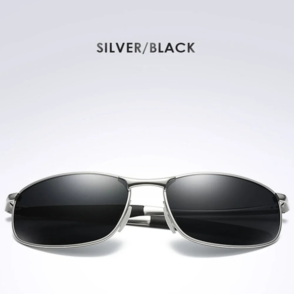 

Oculos Masculino Al-mg Shield Men Polarized Sun Glasses Sunglasses