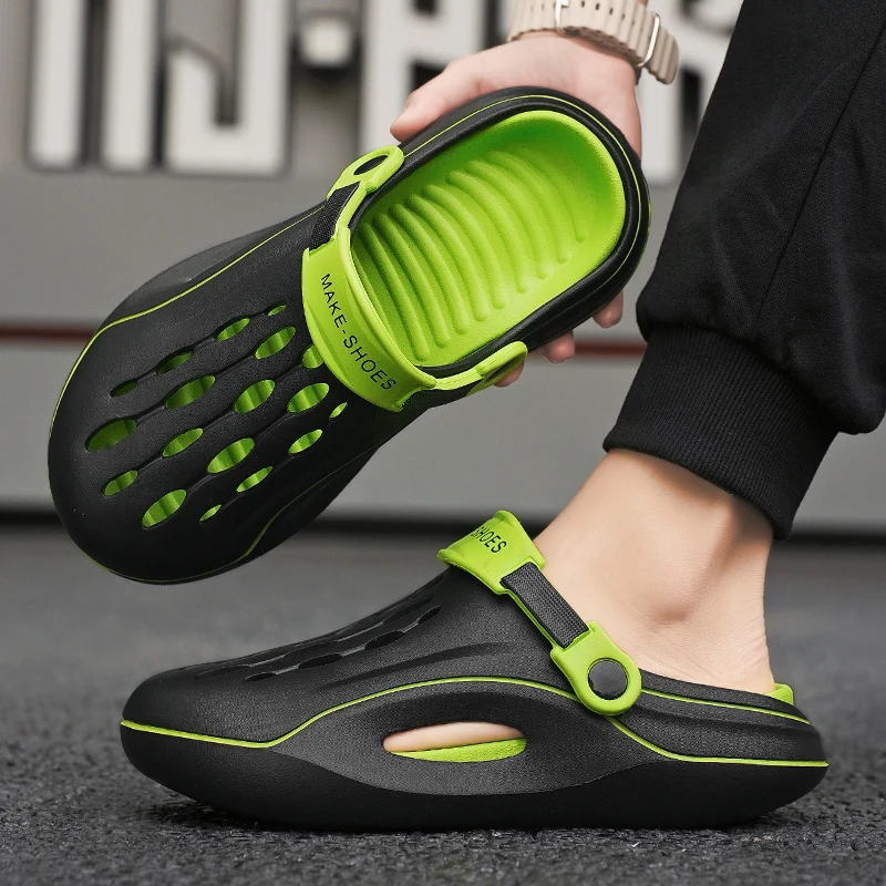 Fashion Men Outdoor Sandals Slippers Beach Comfortable Clogs Fashion Men Women Casual Shoes Garden Shoes Mens Beach Sandals