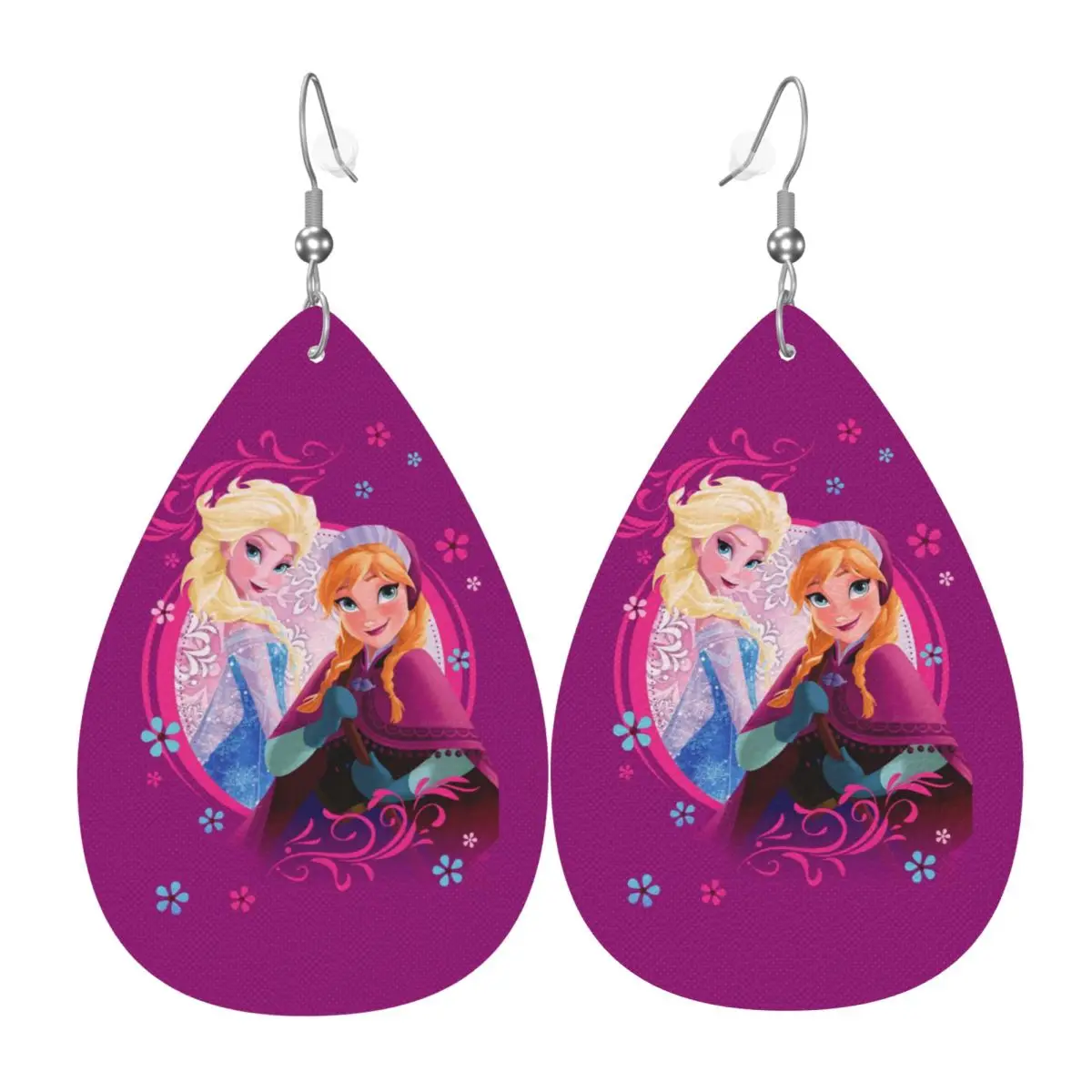 

Серьги-подвески из ПВХ-кожи с мультяшным дизайном, украшения для женщин, подарок жене, маме