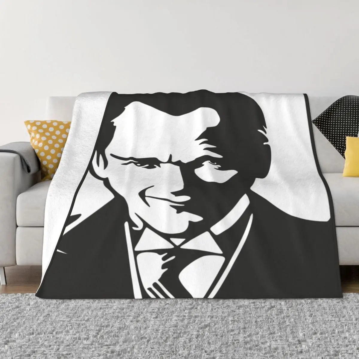 

Mustafa Kemal Ataturk 1673 Home Bed Blanket Blankets And Blankets Throw Blanket