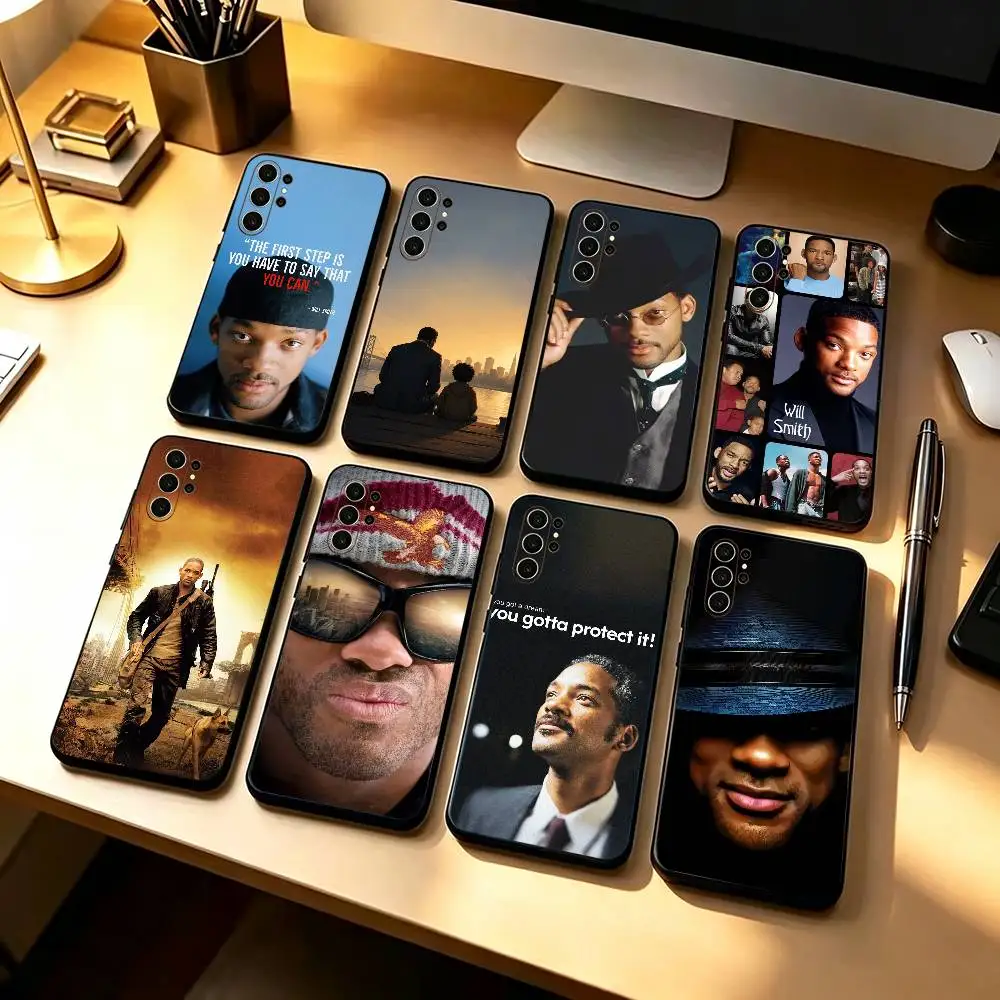 Famous Actor rapper W-Will S-Smith  Painted Phone Case For Samsung S26,21,22,23,24,25,20,10,9,8,7,Ultra,Plus, Fe, Lite