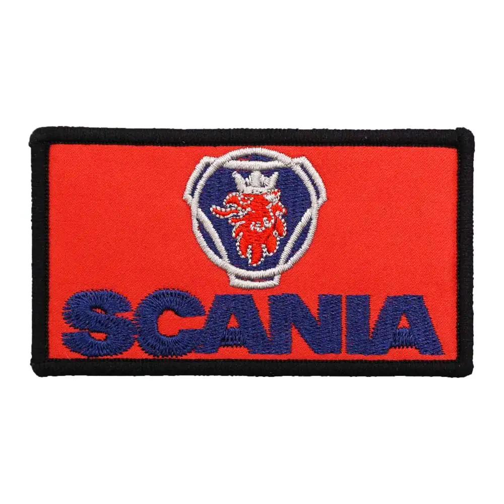 scania Embroidered Patch Hook & Loop Sew on Embroidery Military Badge