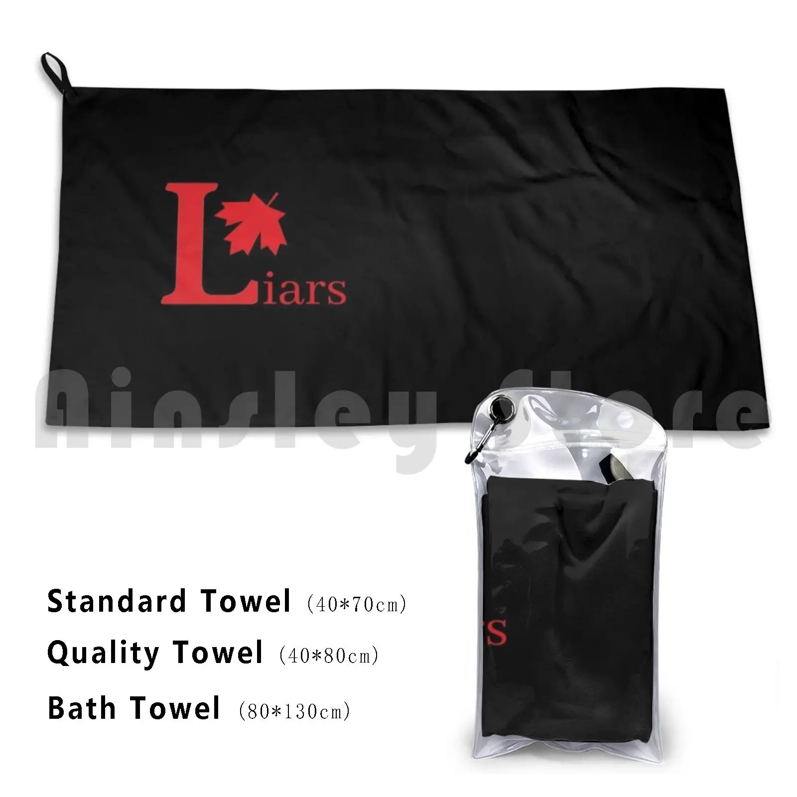 Liberal Liars Canada Bath Towel Beach Cushion Funny Canada Canadian Komar Designs Protest Christmas Wexit Dad
