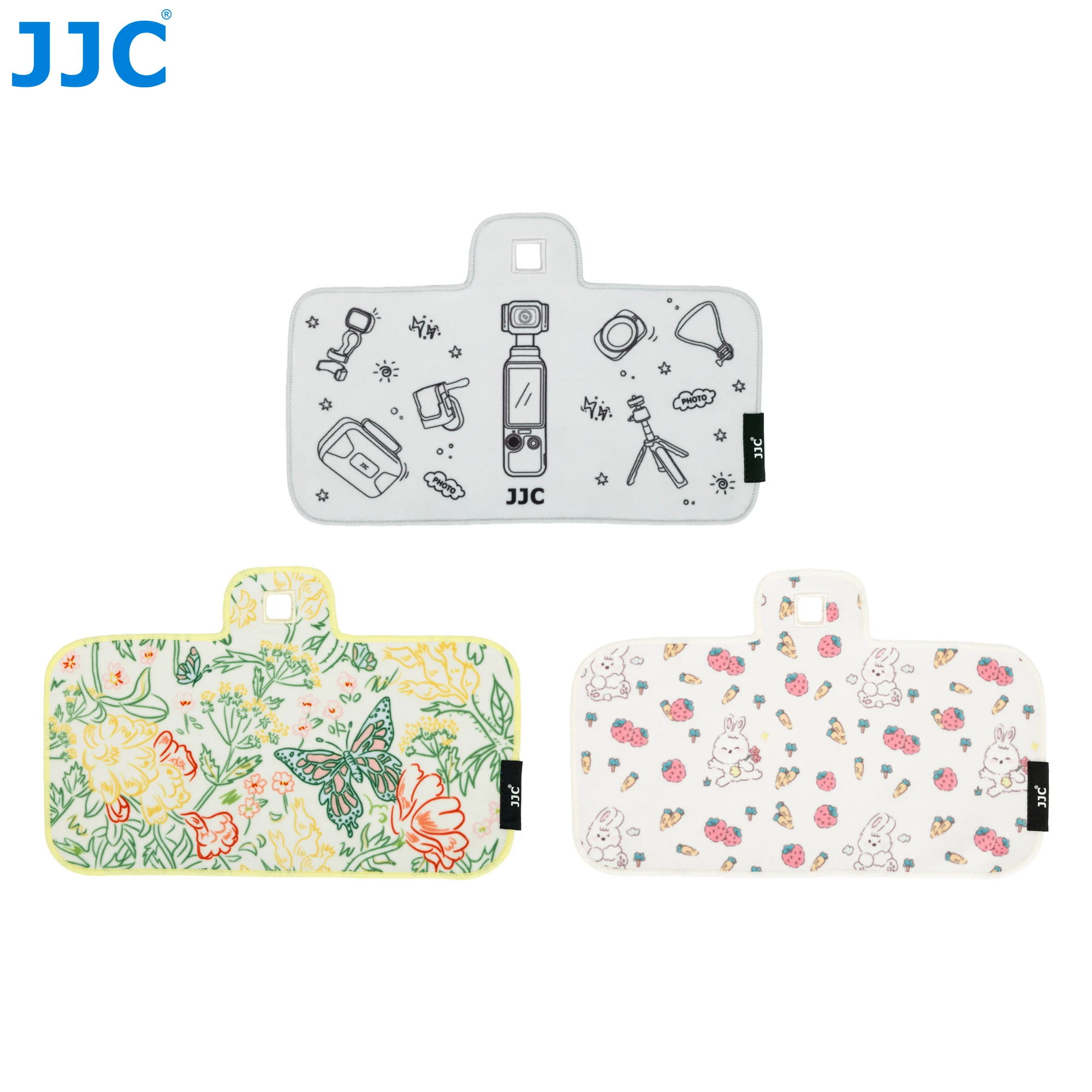 

JJC Lens Protector Magic Self-Adhesive Cloth Protective Camera Wrapper for DJI Pocket 3 Anti-scratch Lens Camera Wrap Pouch
