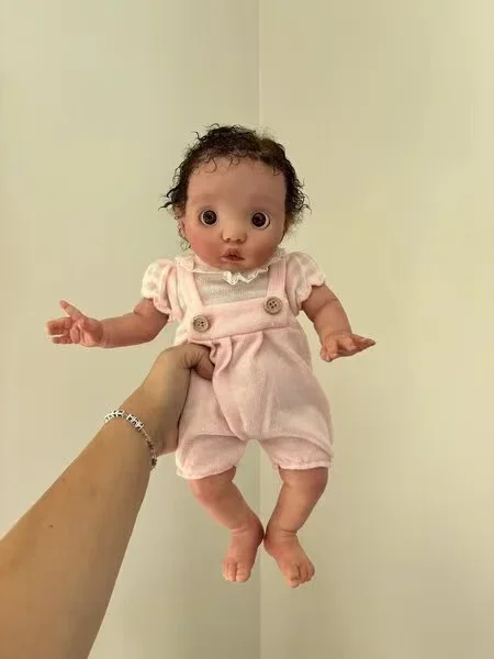 

Customized Limited Supply 16''Reborn Baby Peeka With Hand-Rooted Hair Already Finished Doll by Artist Lulun Christmas Gift