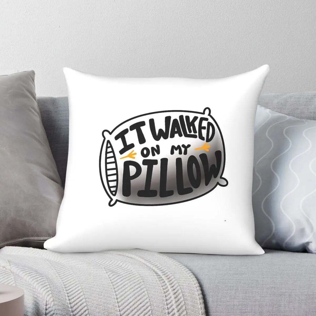Arrested Development It Walked On My Pillow Color Square Pillowcase Polyester Linen Velvet Printed Zip Decor Pillow Car Cover