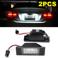 1/2Pcs Car LED License Plate Light for Nissan X-Trail T30 T31 Qashqai J10 J11 Primera P12 Pathfinder R51 Juke F15 Infiniti Q50
