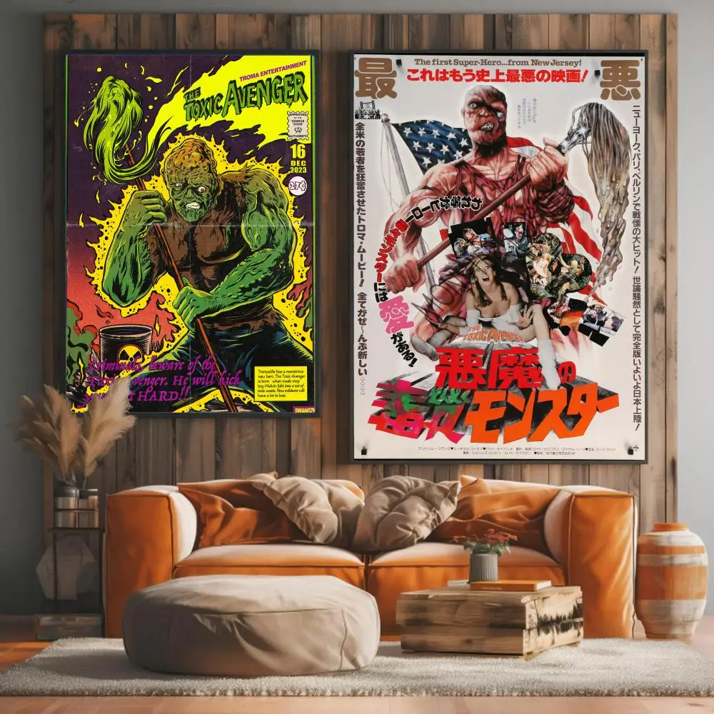 classic movie T-The Toxic Avenger 1984-R Painting Calligraphy Elegant Botanical Decor for Living Room Modern Interior Design