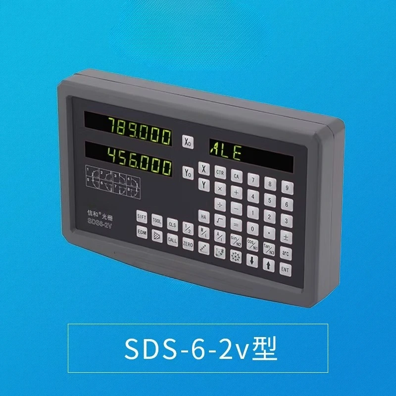 

Цифровой измерительный прибор SDS6-2V для фрезерного станка с металлическим корпусом, дисплей SDS6-3V для измерения решеток